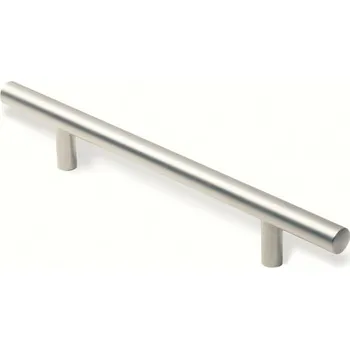 Nábytkové kování 12167 úchytka JARKA rozteč 128mm satén nikl (Nábytková úchytka JARKA s roztečí 128 mm v povrchu satén nikl. Jednoduchý a funkční doplněk do interiéru.)