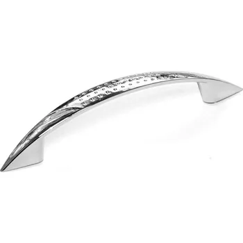 Nábytkové kování 55636 úchytka Jamo rozteč 128mm chrom (Nábytková úchytka J s roztečí 128 mm v povrchu chrom. Vhodné řešení pro nábytek v interiéru.)