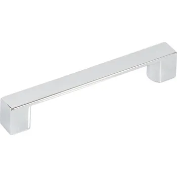 Nábytkové kování 12204 úchytka rozteč 128mm chrom lesklý (Nábytková úchytka s roztečí 128 mm v povrchu chrom lesklý. Jednoduchý a funkční doplněk do interiéru.)