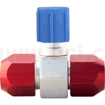 Autodíl závitová spojka se servisním portem R134a LP, trubka 15 mm