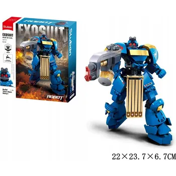 ostatní stavebnice Stavebnice Sluban Vesmírný Robot Modrý 267 dílků Stavebnice pro Děti B1326