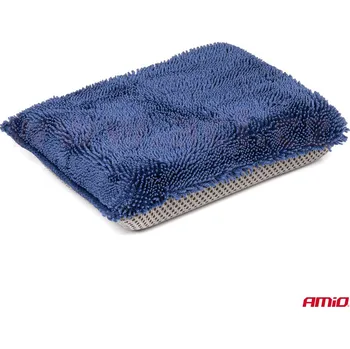 Autokosmetika mycí houba z mikrovlákna pro čištění interiéru malá 16 x 10 x 3 cm