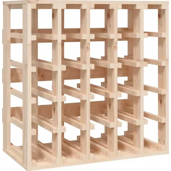 Stojan na víno Stojan na víno z masivního borovicového dřeva 58,5 x 33 x 60,5 cm