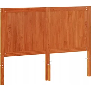 VidaXL Čelo, voskovaná hnědá, 135 cm,