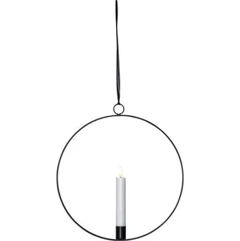 LED závěsné osvětlení FLAMME RING černé