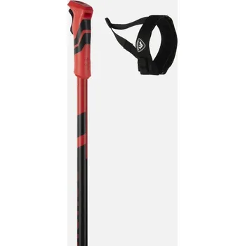 Sjezdová hůlka Rossignol TACTIC CLIP BLACK RED pánské sjezdové lyžařské hole