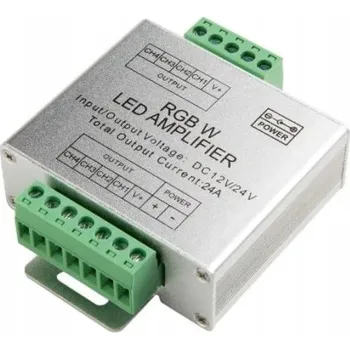 LED osvětlení Zesilovač pro LED RGB pásky 12A 144W 60011