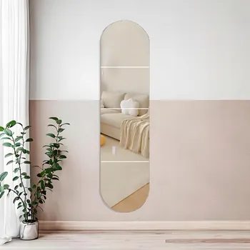 Zrcadlo ZRCADLO AKRYLOVÉ NALEPOVACÍ SAMOLEPKY 4ks ZRCADLO NA CELOU DÉLKU