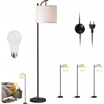 Stojací lampa STOJACÍ LAMPA PODLAHOVÁ NOČNÍ E27 DO OBÝVÁKU MODERNÍ 175cm 3
