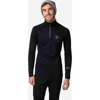 Pánská mikina Rossignol POURSUITE 1/2 ZIP-BLACK-mikina - 0XL