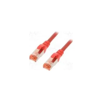 Patch cord S/FTP 6 lanko Cu LSZH černá 10m 27AWG