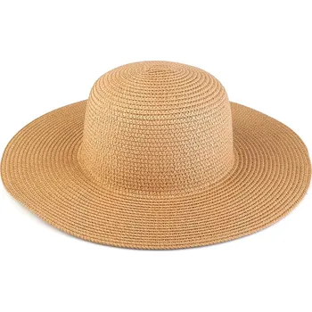 Klobouk Dámský letní klobouk / slamák k dozdobení, střední, 3 hnědá přírodní