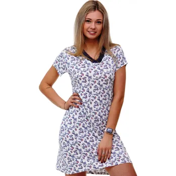 Dámské noční prádlo Jemná košilka pro ženu 1D0707 bílá s