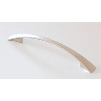 Nábytkové kování 91422 úchytka U025 rozteč 128mm sat.nikl (Nábytková úchytka U025 s roztečí 128 mm v povrchu nikl. Vhodné řešení pro nábytek v interiéru.)