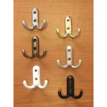 Věšák 63422 věšák ATOL chrom lesklý (Nástěnný věšák v povrchu chrom lesklý. Jednoduchý a funkční doplněk do interiéru.)