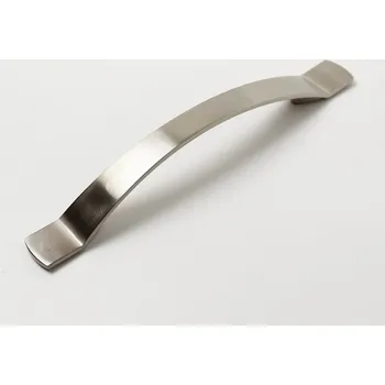 Nábytkové kování 770365 úchytka TERA rozteč 128mm broušený nikl (Nábytková úchytka s roztečí 128 mm v povrchu broušený nikl. Jednoduchý a funkční doplněk do interiéru.)