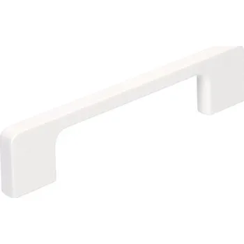Nábytkové kování 14290 úchytka kovová rozteč 128mm bílá (Nábytková úchytka s roztečí 128 mm. Praktický doplněk do interiéru.)