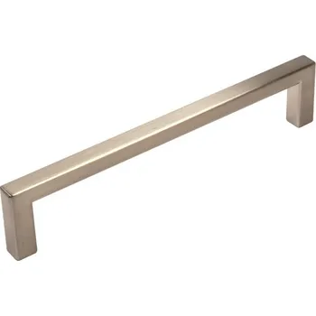 Nábytkové kování 14201 úchytka MILENA 128 rozteč 128mm broušený nik (Nábytková úchytka MILENA s roztečí 128 mm. Praktický doplněk do interiéru.)