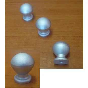 Nábytkové kování 62191 knopka VASIL hliník (Nábytková knopka VASIL. Praktický doplněk do interiéru.)