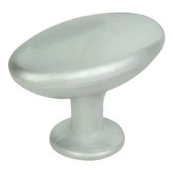 Nábytkové kování 81086 knopka oválná 34x22mm, sat.chrom K35 (Nábytková knopka o průměru 22 mm v povrchu chrom. Praktický doplněk do interiéru.)