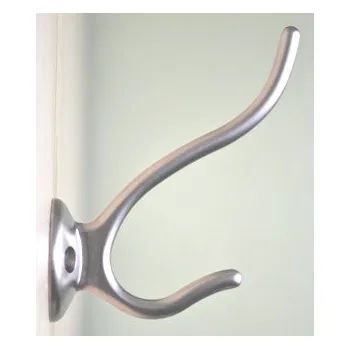 Věšák 62740 věšák FORTY nikl satén (Nástěnný věšák v povrchu nikl. Vhodné řešení pro nábytek v interiéru.)