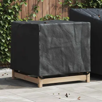 Krycí plachta vidaXL Pokryv na nábytek Černá 74 x 74 x 60 cm 600D Oxfordská tkanina