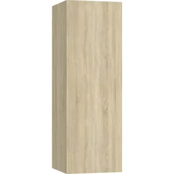 Televizní stolek Závěsná TV skříňka, dub sonoma, 30,5 x 30 x 90 cm