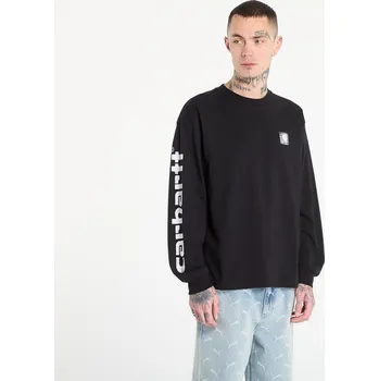 Pánské tričko Tričko Carhartt WIP L/S Archive Script T-Shirt UNISEX Black L