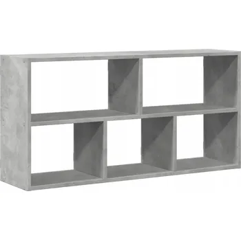 police Nástěnná police z dřevotřísky, šedá Betonu, 100x25x50 cm