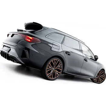 Tuning Street Pro rozšírení bočních prahů Cupra Leon ST / Hatchback Aero Mk1 / Mk1 Facelift (černá-červená)