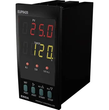 Termostat Enda PID univerzální regulátor Pt100, J , K, L , S , R , T -200 do 1700 °C (d x š x v) 87 x 48 x 96 mm