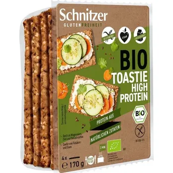 Pečivo Schnitzer High protein toustové chlebíky 170g BIO