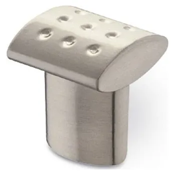 Nábytkové kování 12715 knopka VILMA broušený nikl (Nábytková knopka VILMA v povrchu broušený nikl. Vhodné řešení pro nábytek v interiéru.)