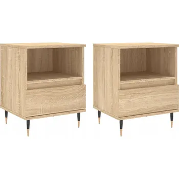Noční stolek Noční stolek dub sonoma 40 x 35 x 50 cm, 2 ks