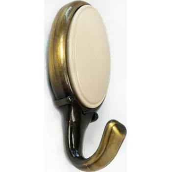 Věšák 12059 věšák ERIK staromosaz (Nástěnný věšák v povrchu mosaz. Praktický doplněk do interiéru.)