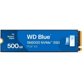 Pevný disk Western Digital WD Blue SN5000 NVMe 500 GB M.2 PCI Express 4.0 3D TLC NAND