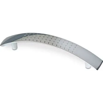 Nábytkové kování 12021 úchytka KARINA rozteč 96mm chrom lesk (Nábytková úchytka KARINA s roztečí 96 mm v povrchu chrom. Jednoduchý a funkční doplněk do interiéru.)