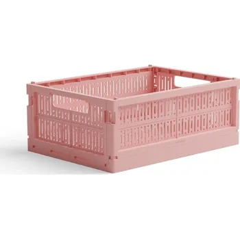 Úložný box Skládací přepravka midi Made Crate - candyfloss pink