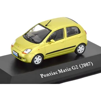 autíčko Pontiac Matiz G2 2007 1:43 - DeAgostini časopis s modelem Pontiac Matiz G2 - kovový model auta