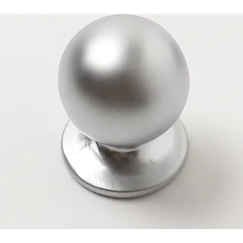 Nábytkové kování 770314 knopka kulička pr.19mm matný chrom (Nábytková knopka o průměru 19 mm v povrchu chrom. Jednoduchý a funkční doplněk do interiéru.)