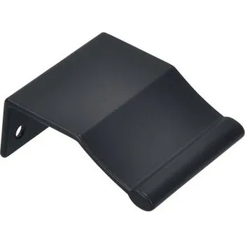 Nábytkové kování 12247 úchytka SIRO-AT Profilová rozteč 32mm černá (Úzká profilová úchytka v černé barvě s malou roztečí 32mm. Minimalistický design pro tenká dvířka nebo designový nábytek.)