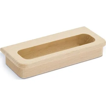 Nábytkové kování Úchytka zadl. dřevo buk 105x41x13mm
