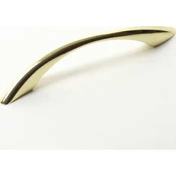 Nábytkové kování 63032 úchytka ELEGANT rozteč 96mm mosaz lesklá (Nábytková úchytka ELEGANT s roztečí 96 mm v povrchu mosaz. Vhodné řešení pro nábytek v interiéru.)