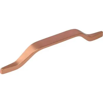 Nábytkové kování 12265 úchytka Kovová rozteč 160mm měď broušená (Nábytková úchytka K s roztečí 160 mm v povrchu měď. Praktický doplněk do interiéru.)