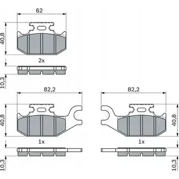 Brzdová destička Bosch 0 986 424 293 Sada brzdových destiček, kotoučové brzdy