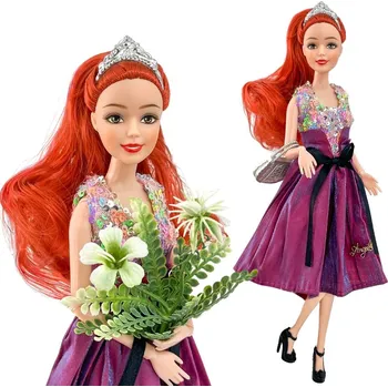 Panenka Woopie Royal WOOPIE ROYAL Emi Style Fashion Doll 32 cm - stylová princezna v růžových šatech + doplňky