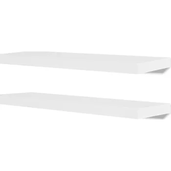 police 2 nástěnné police, bílé