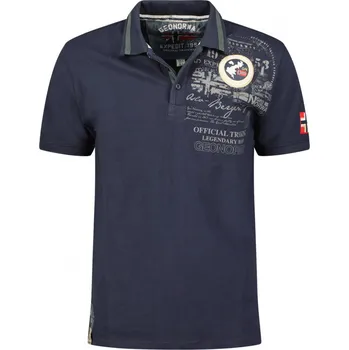 Pánské tričko GEOGRAPHICAL NORWAY polokošile pánská KARUEN MEN S tmavě modrá