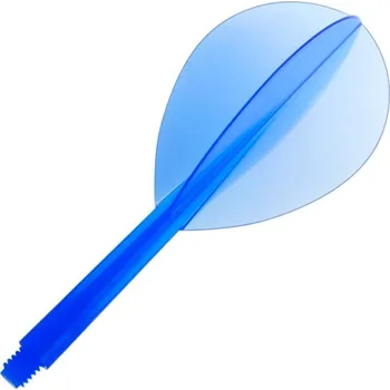 Příslušenství pro šipky Condor Letky Zero Stress - Teardrop - Medium - Clear Blue CN080
