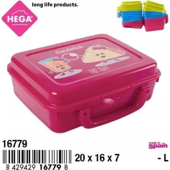 Svačinový box Svačinový box barva limetková 7x16x20 svačinový box obědový box